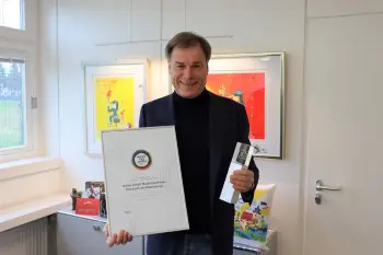 Geschäftsführer Ulrich Temps freut sich über die Auszeichnung. Foto: Maike Lehnhoff