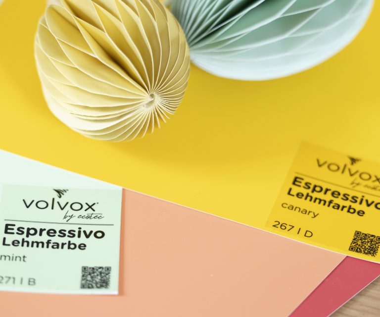 Mit den Volvox-Farbtrends für 2024 findet jeder die passenden Töne für ein trendiges und behagliches Wohnambiente